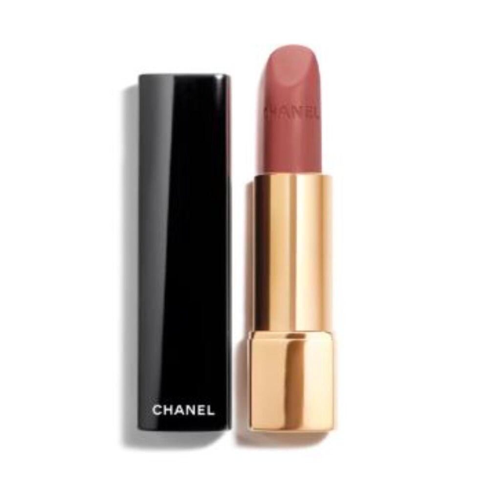 Chanel ROUGE ALLURE VELVET lip stick in shade 77 Affranchie lipstick makeup